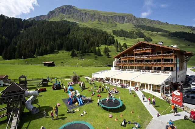 The children's hotel at the foot of the Hintertux Glacier. Courtesy of Booking.com