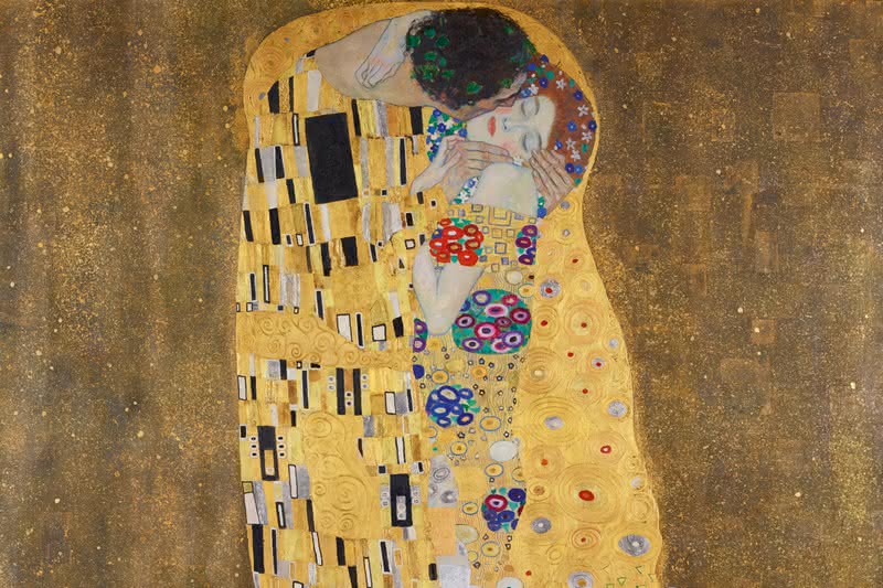 The Kiss – Gustav Klimt. Courtesy of Belvedere, Wien