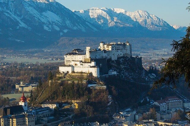 A view of the Salzburg city landscapes