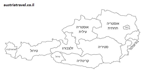 Division of Austria into different states