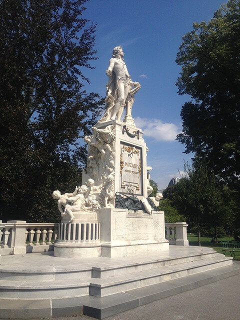 The Historic Mozart Statue