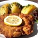 Viennese schnitzel dish