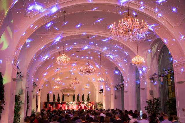 The concert hall in the conservatory of Schönbrunn Palace. Courtesy of Getyourguide