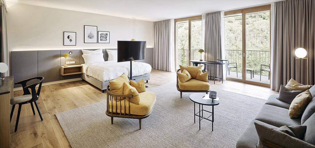 A room at the spa hotel in the Wachau Valley. Image courtesy of Booking.com.