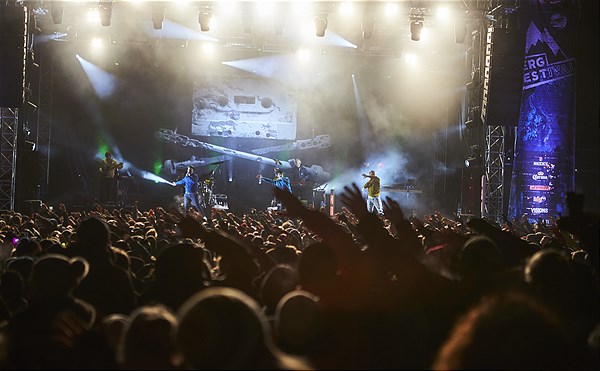 The annual rock festival on the peaks of Saalbach. Credit: Saalbach-Hinterglemm Tourism Office