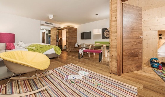 Room in the children's hotel in Zillertal