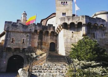 The fortified castle. Credit: Sagi Zilbershatz