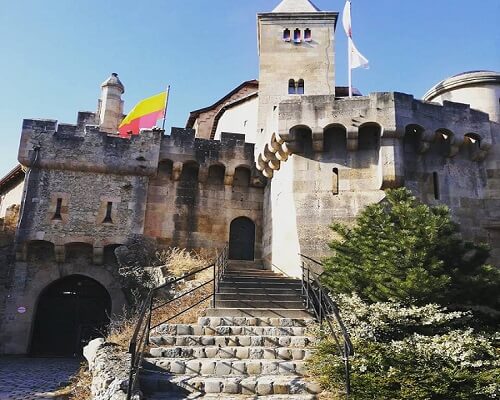 The fortified castle. Credit: Sagi Zilbershatz