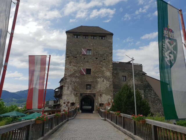 The ancient castle as it looks today