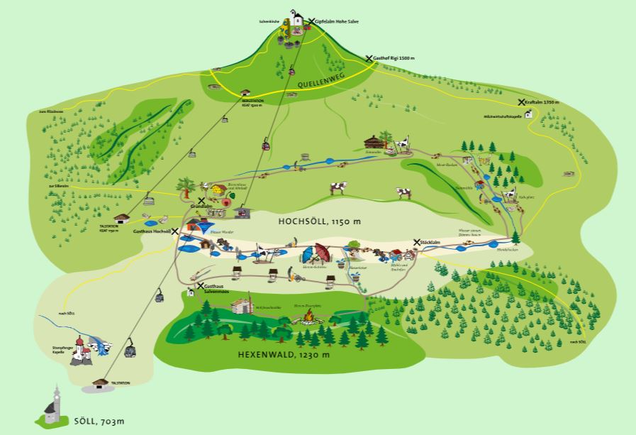 Park Map – Enchanted Waters