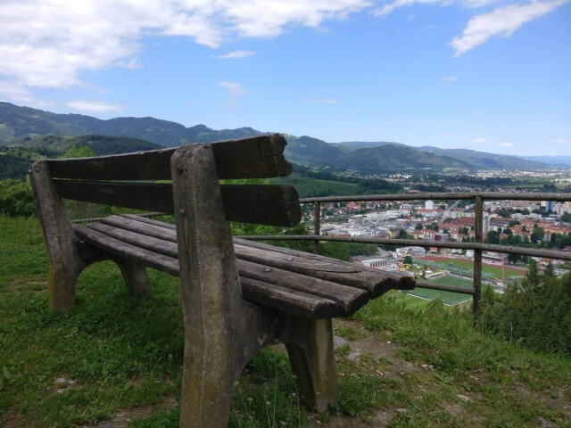 The view from the castle area. Sit back and enjoy the fresh air and the wonderful scenery