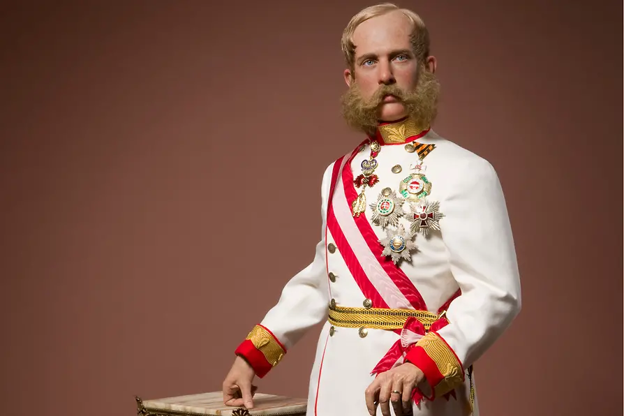 The figure of Emperor Franz Joseph. Courtesy of Madame Tussauds Wien