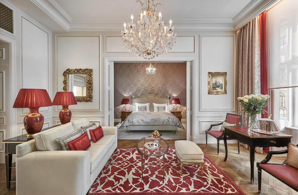 A room at the luxurious Sahar Hotel. Courtesy of Booking.com.