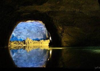 The dark and cold lake. Photo credit: Yael Austin