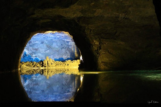 The dark and cold lake. Photo credit: Yael Austin