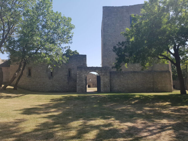The lawns within the castle complex. Free entry.