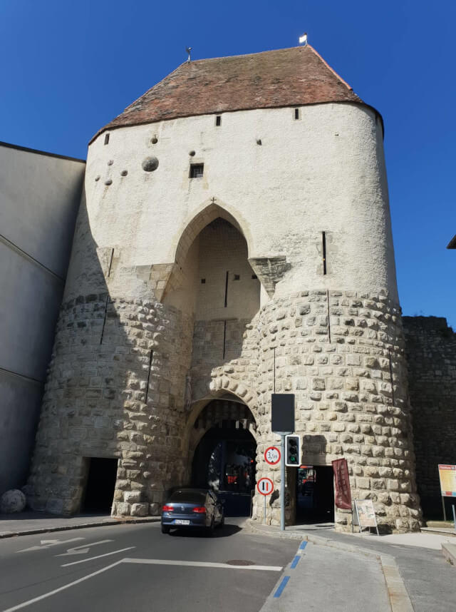 The large and ancient gate. Truly impressive!